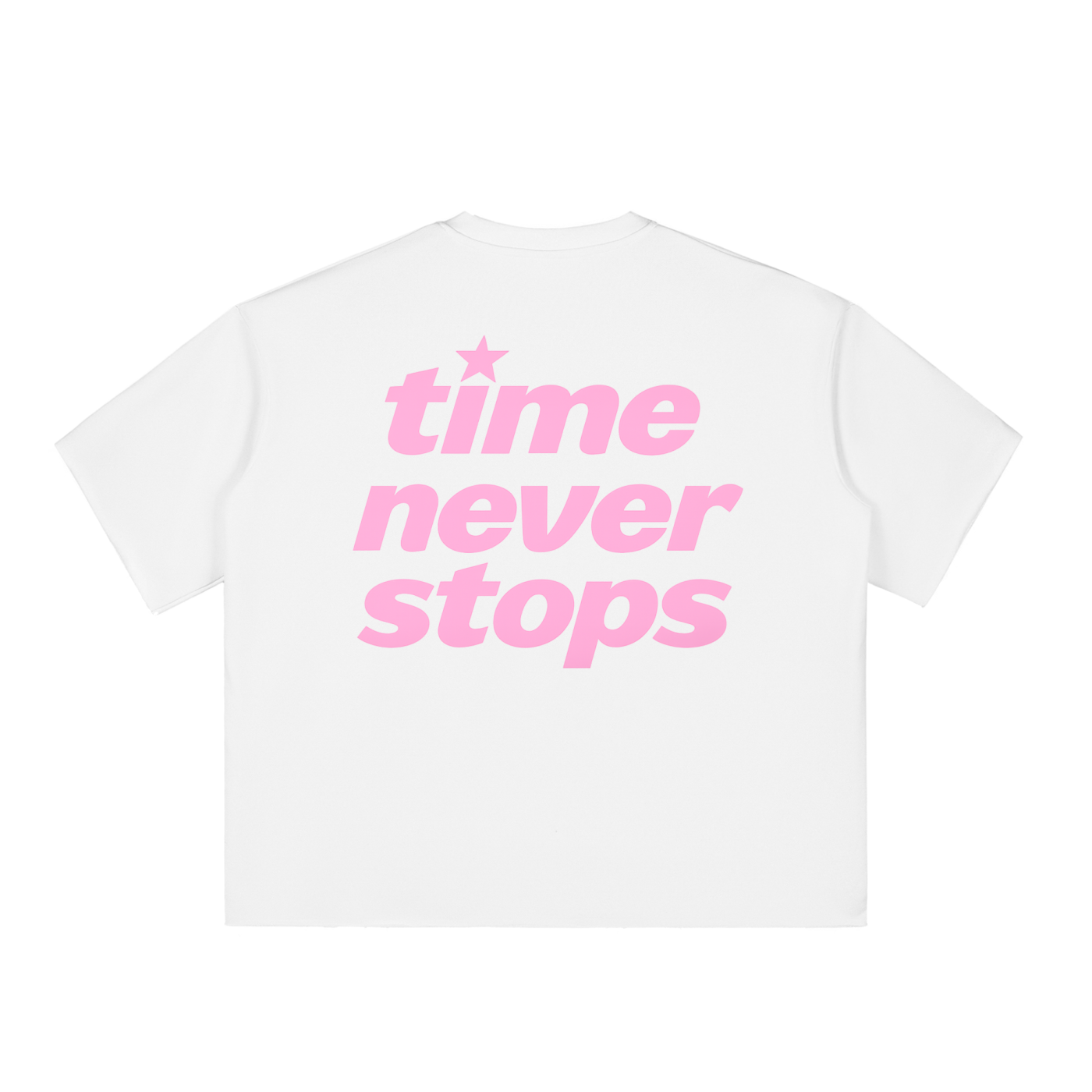 "Time Never Stops" Boxy Tee