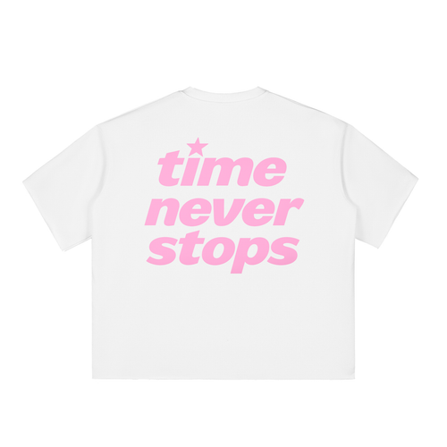 "Time Never Stops" Boxy Tee